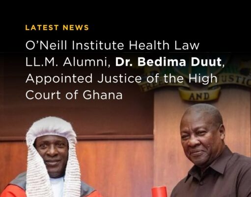 Health Law on the Bench: His Lordship Dr. Bedima Duut of Ghana